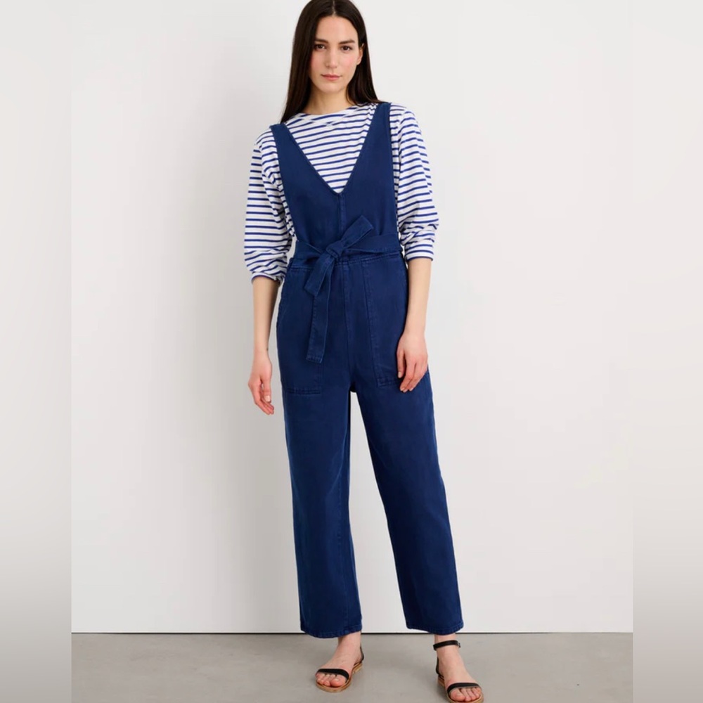 Alex mill Ollie NWT overall recycled denim indigo blue size large L